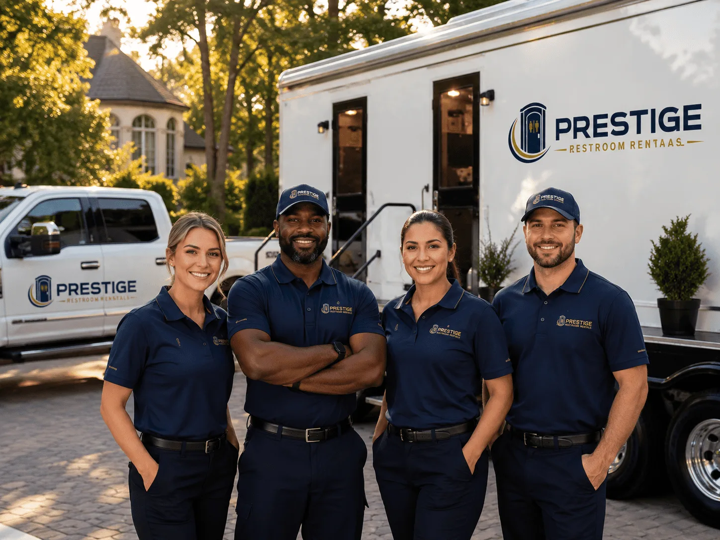 Trusted Luxury Portable Restrooms company in Rowena, TX